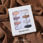 MAC008 Hijab pins, 8 pcs hijab pins - SJB-DIAMOND ELITES