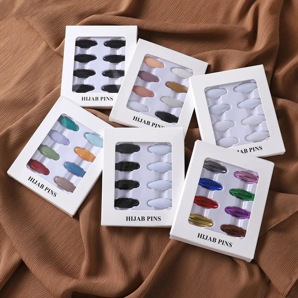 MAC008 Hijab pins, 8 pcs hijab pins - SJB-DIAMOND ELITES