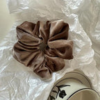 MAC009 hijab scrunchies, velvet flower hair accessories - SJB-DIAMOND ELITES