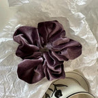 MAC009 hijab scrunchies, velvet flower hair accessories - SJB-DIAMOND ELITES