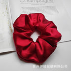MAC010 hijab scrunchies, silk hair ribbon - SJB-DIAMOND ELITES
