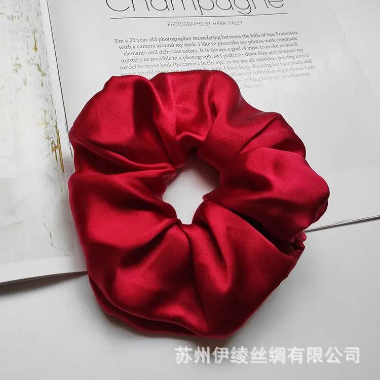 MAC010 hijab scrunchies, silk hair ribbon - SJB-DIAMOND ELITES