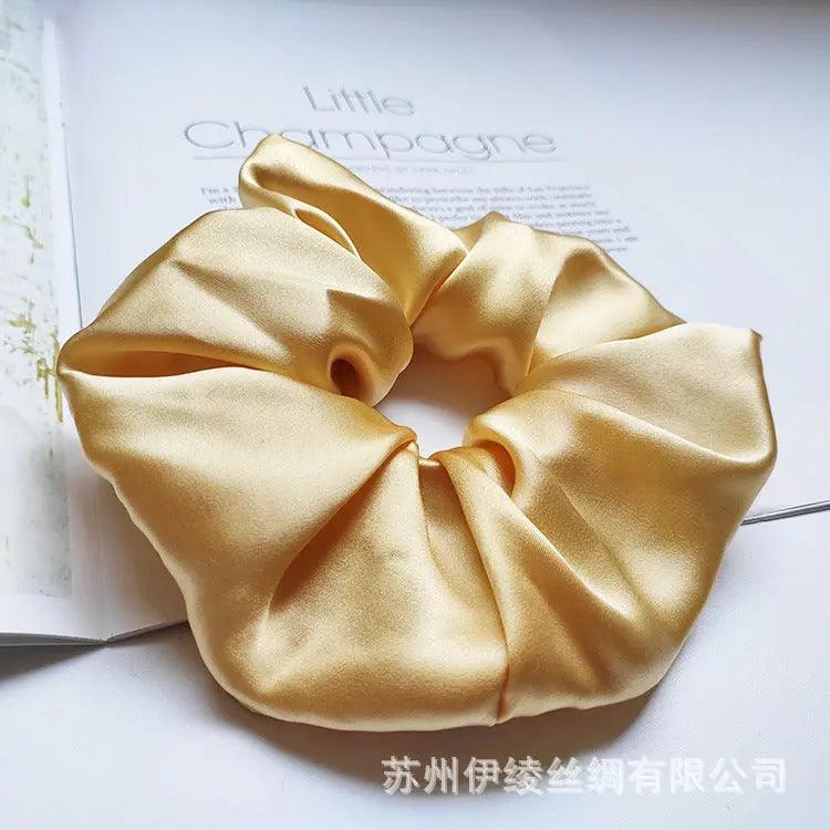 MAC010 hijab scrunchies, silk hair ribbon - SJB-DIAMOND ELITES