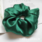 MAC010 hijab scrunchies, silk hair ribbon - SJB-DIAMOND ELITES