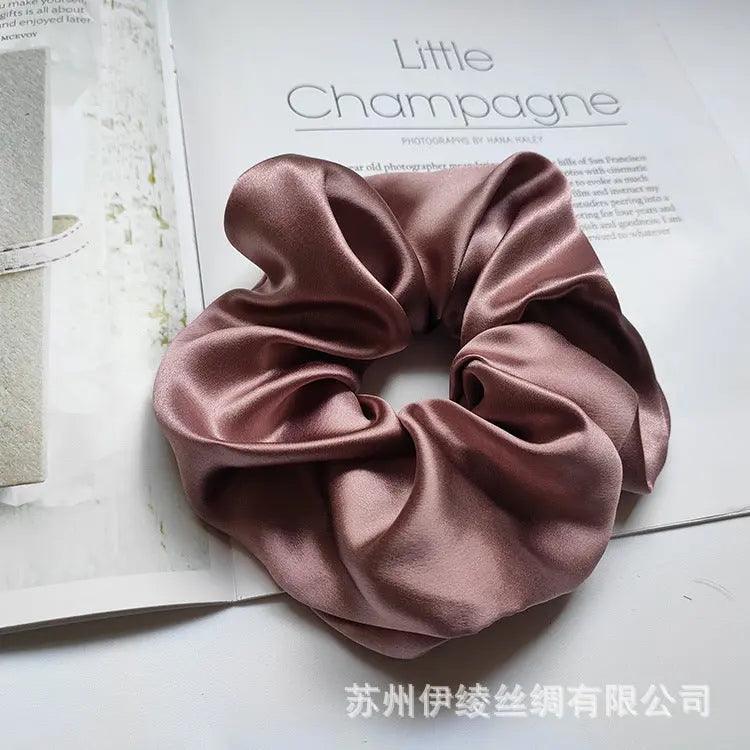 MAC010 hijab scrunchies, silk hair ribbon - SJB-DIAMOND ELITES