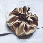 MAC010 hijab scrunchies, silk hair ribbon - SJB-DIAMOND ELITES