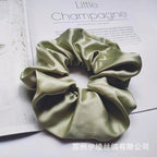 MAC010 hijab scrunchies, silk hair ribbon - SJB-DIAMOND ELITES