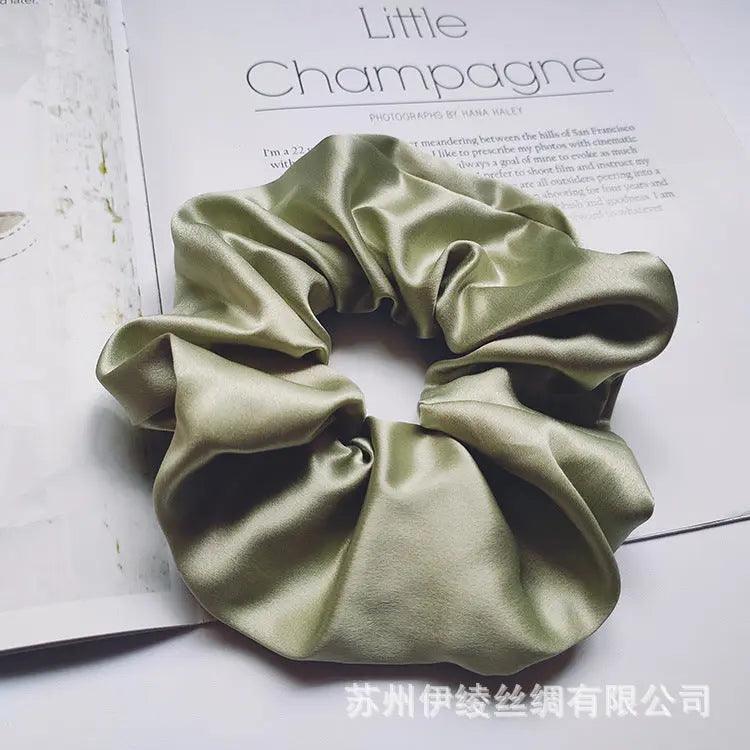 MAC010 hijab scrunchies, silk hair ribbon - SJB-DIAMOND ELITES