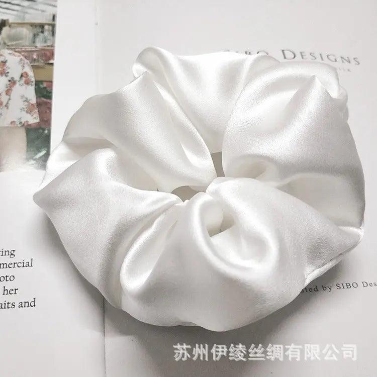 MAC010 hijab scrunchies, silk hair ribbon - SJB-DIAMOND ELITES