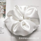 MAC010 hijab scrunchies, silk hair ribbon - SJB-DIAMOND ELITES