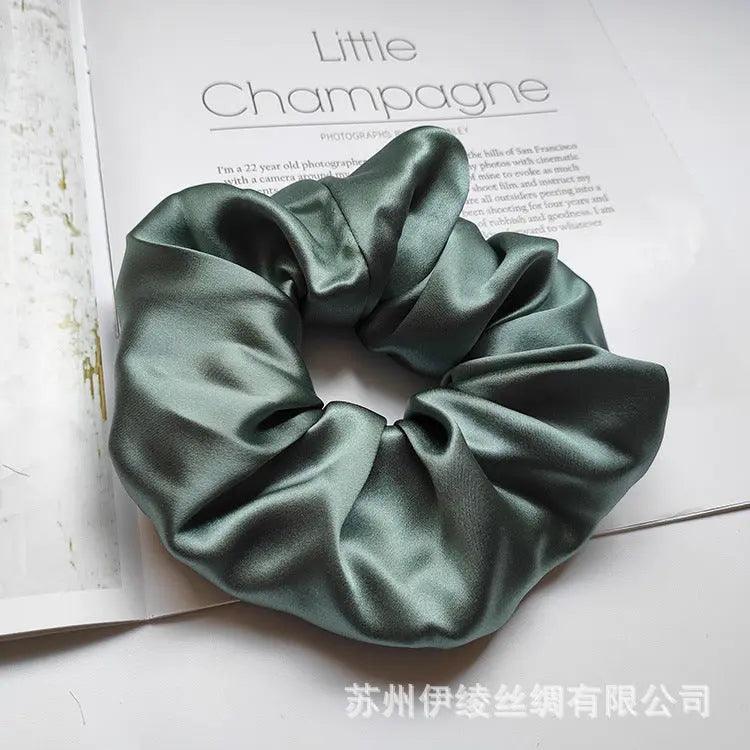 MAC010 hijab scrunchies, silk hair ribbon - SJB-DIAMOND ELITES