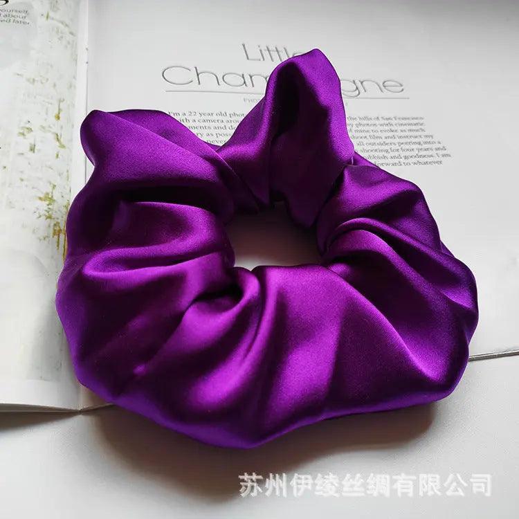 MAC010 hijab scrunchies, silk hair ribbon - SJB-DIAMOND ELITES