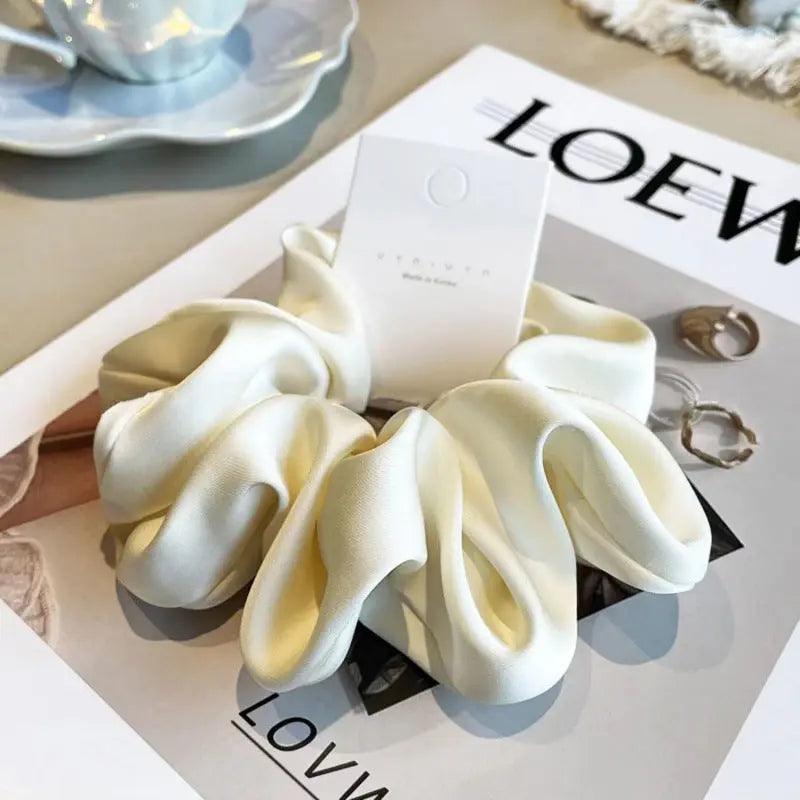 MAC011 hijab scrunchies，satin hair accessories - SJB-DIAMOND ELITES