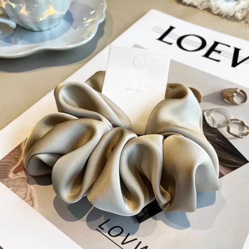 MAC011 hijab scrunchies，satin hair accessories - SJB-DIAMOND ELITES