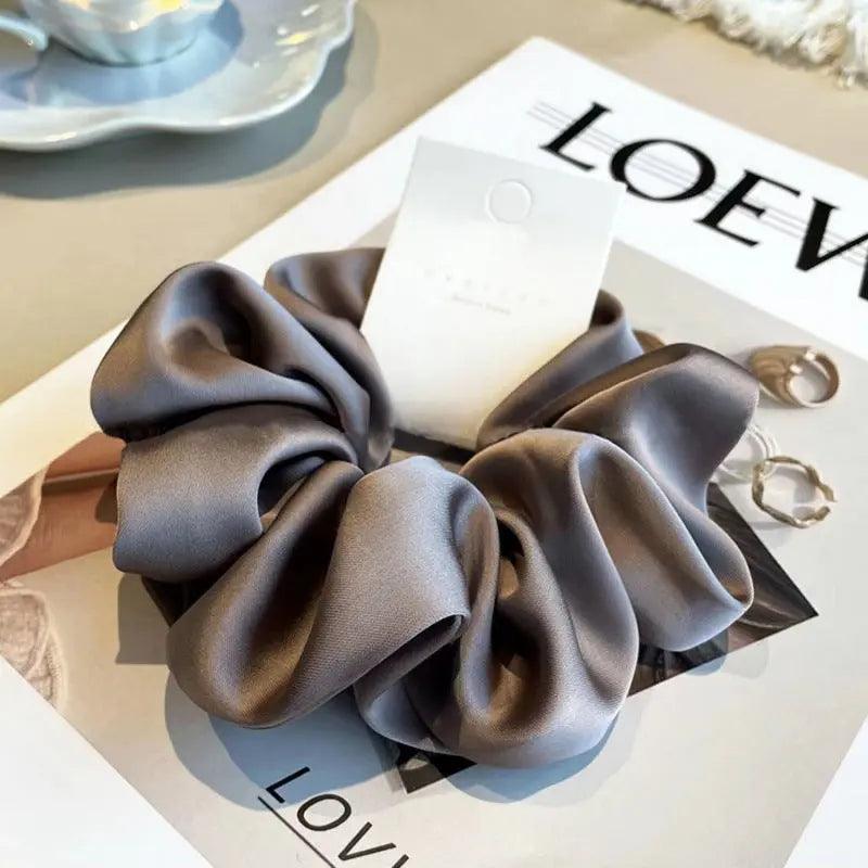 MAC011 hijab scrunchies，satin hair accessories - SJB-DIAMOND ELITES