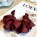 MAC011 hijab scrunchies，satin hair accessories - SJB-DIAMOND ELITES