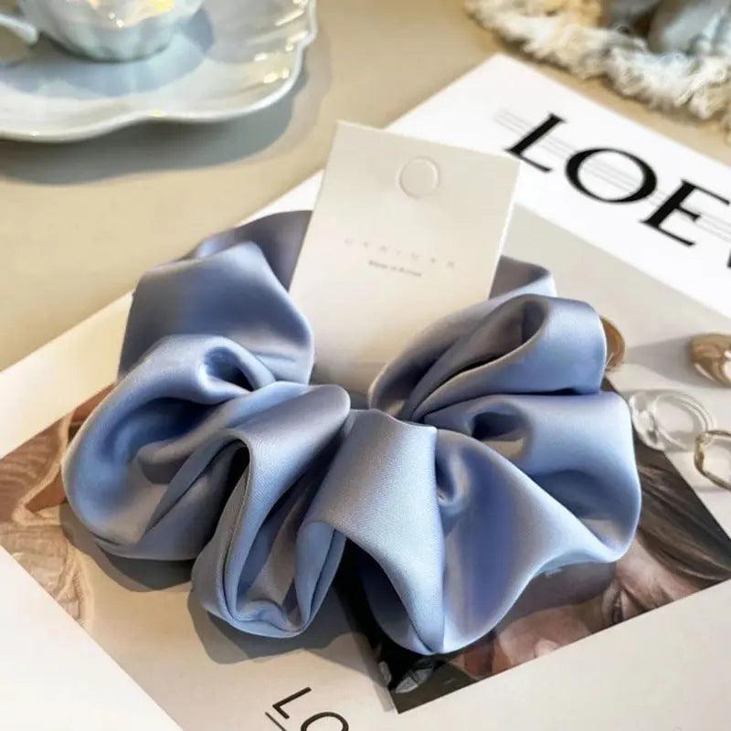 MAC011 hijab scrunchies，satin hair accessories - SJB-DIAMOND ELITES