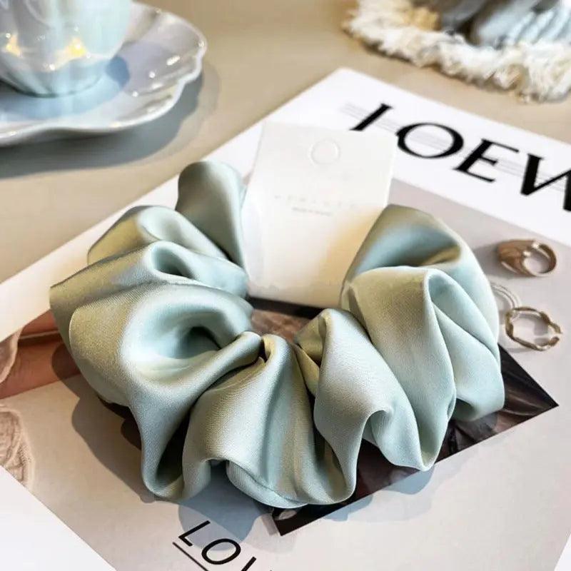 MAC011 hijab scrunchies，satin hair accessories - SJB-DIAMOND ELITES