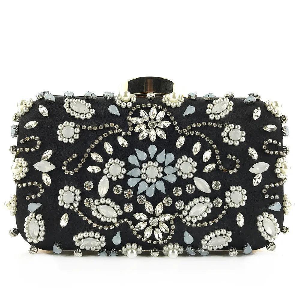 MAC012 Luxury Handbag,Diamond Cheongsam Bag - SJB-DIAMOND ELITES