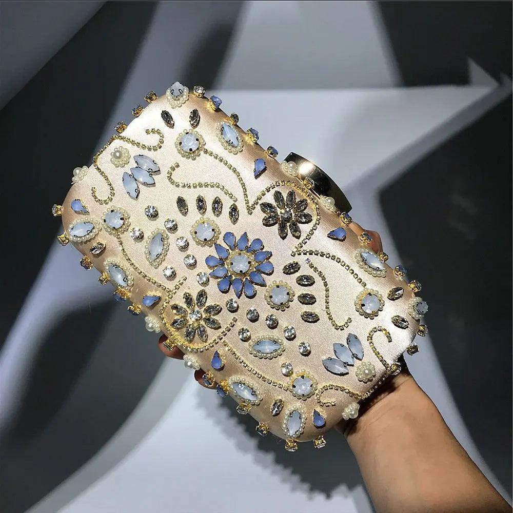 MAC012 Luxury Handbag,Diamond Cheongsam Bag - SJB-DIAMOND ELITES