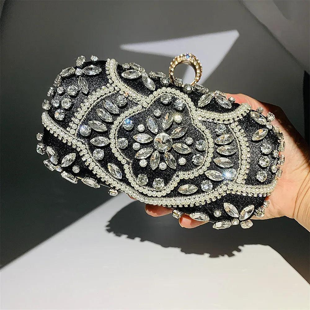 MAC013 Luxury Handbag,Diamond Cheongsam Bag - SJB-DIAMOND ELITES
