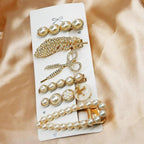 MAC015 Hijab Accessories, 6 Pcs Pearl Hairpin Set - SJB-DIAMOND ELITES
