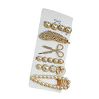 MAC015 Hijab Accessories, 6 Pcs Pearl Hairpin Set - SJB-DIAMOND ELITES