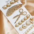 MAC015 Hijab Accessories, 6 Pcs Pearl Hairpin Set - SJB-DIAMOND ELITES
