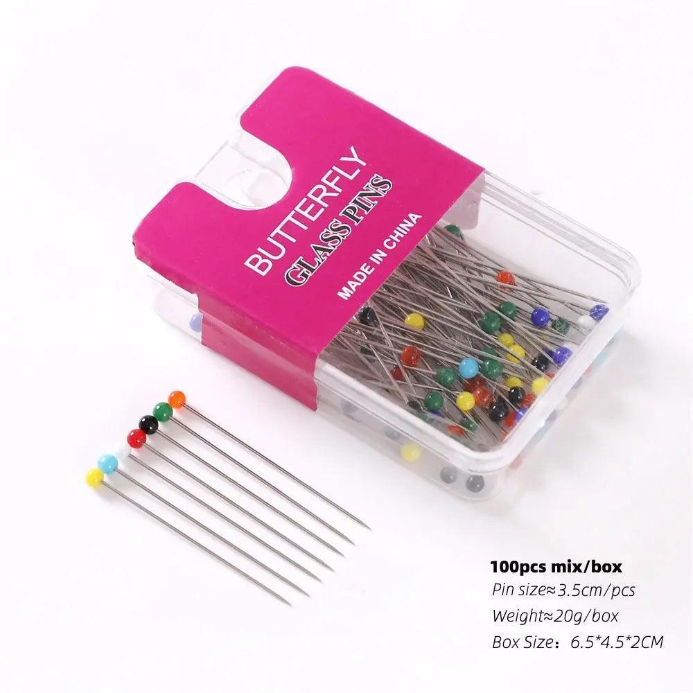 Hijab Pins, Scarf Pins For Hijabs, 100 Pcs per box (MAC018) - SJB-DIAMOND ELITES