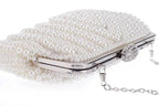 MAC023 Pearl beaded clutch bag Mariam's Collection