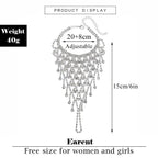 MAC029 Stunning Rhinestone Finger Bracelet Mariam's Collection