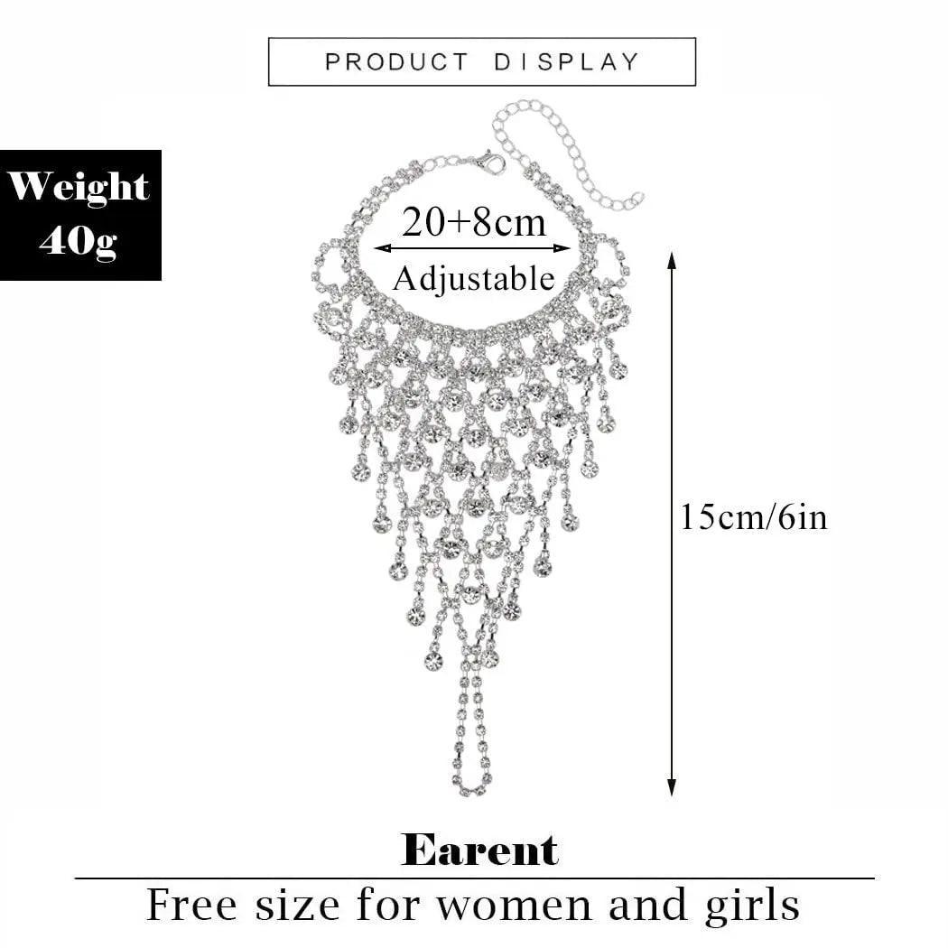 MAC029 Stunning Rhinestone Finger Bracelet Mariam's Collection