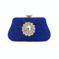 MAC033 Women's Pleated Craft Rhinestone Bag - SJB-DIAMOND ELITES