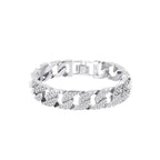 MAC036 wide flash diamond bracelet - SJB-DIAMOND ELITES
