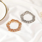 MAC036 wide flash diamond bracelet - SJB-DIAMOND ELITES