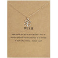 MAC041 Platinum plated Four Leaf Clover Pendant Necklace - SJB-DIAMOND ELITES