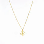 MAC041 Platinum plated Four Leaf Clover Pendant Necklace - SJB-DIAMOND ELITES