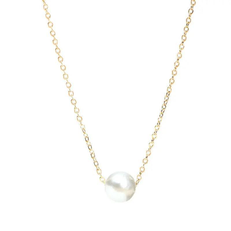 MAC042 freshwater pearl clavicle chain - SJB-DIAMOND ELITES