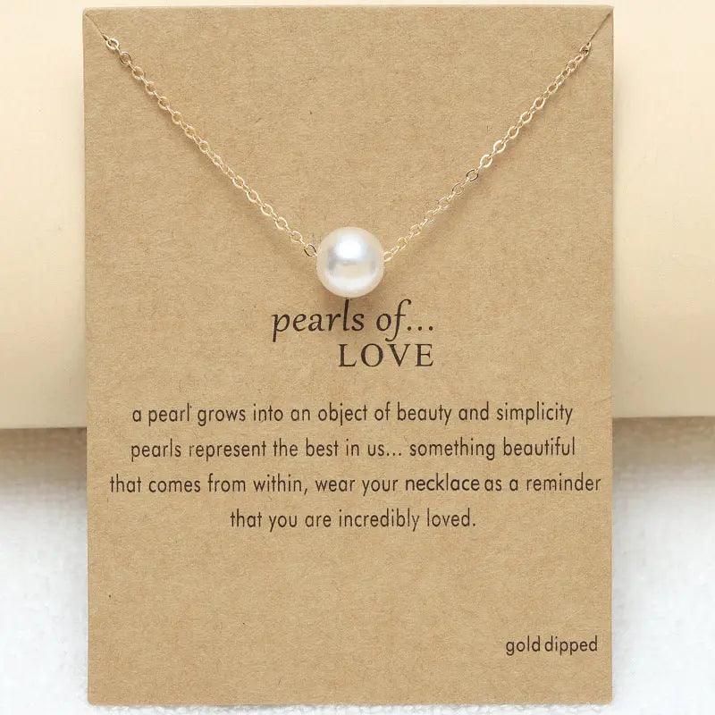 MAC042 freshwater pearl clavicle chain - SJB-DIAMOND ELITES