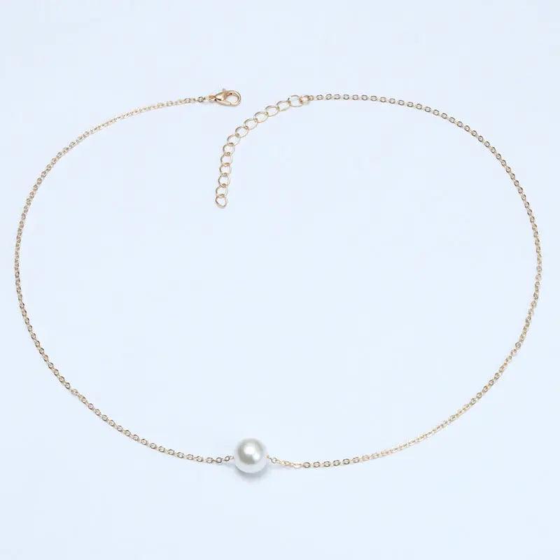 MAC042 freshwater pearl clavicle chain - SJB-DIAMOND ELITES