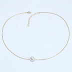 MAC042 freshwater pearl clavicle chain - SJB-DIAMOND ELITES
