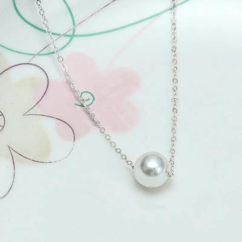MAC042 freshwater pearl clavicle chain - SJB-DIAMOND ELITES