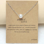 MAC042 freshwater pearl clavicle chain - SJB-DIAMOND ELITES
