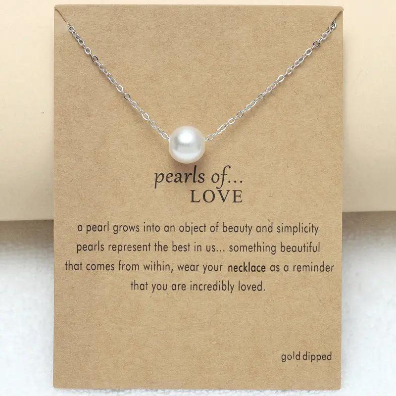 MAC042 freshwater pearl clavicle chain - SJB-DIAMOND ELITES