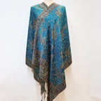 MAC044 Bohemian Style Multicolor Retro Jacquard Cashew Long Tassel Scarf - SJB-DIAMOND ELITES
