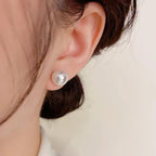 MAC055 Natural Freshwater Pearl Stud Earrings - SJB-DIAMOND ELITES