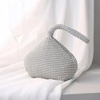 MAC057 Handbag Rhinestones Heart Shape Shiny Handmade Small Evening Bag - SJB-DIAMOND ELITES