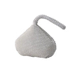 MAC057 Handbag Rhinestones Heart Shape Shiny Handmade Small Evening Bag - SJB-DIAMOND ELITES