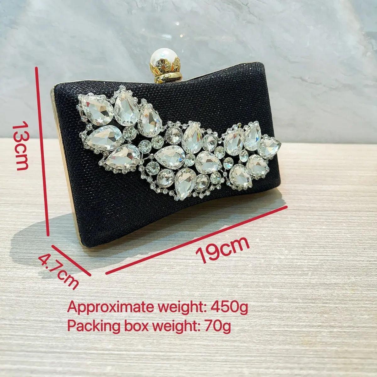 MAC059 Clutches Wedding Dinner Party Sparkling Handbags - SJB-DIAMOND ELITES