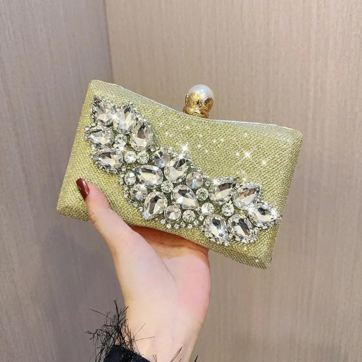 MAC059 Clutches Wedding Dinner Party Sparkling Handbags - SJB-DIAMOND ELITES